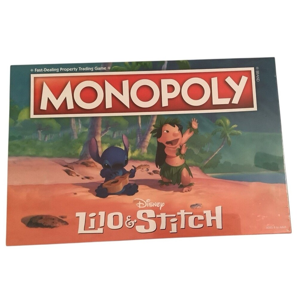 Lilo Stitch Disney Monopoly New Sealed With Collectible Tokens